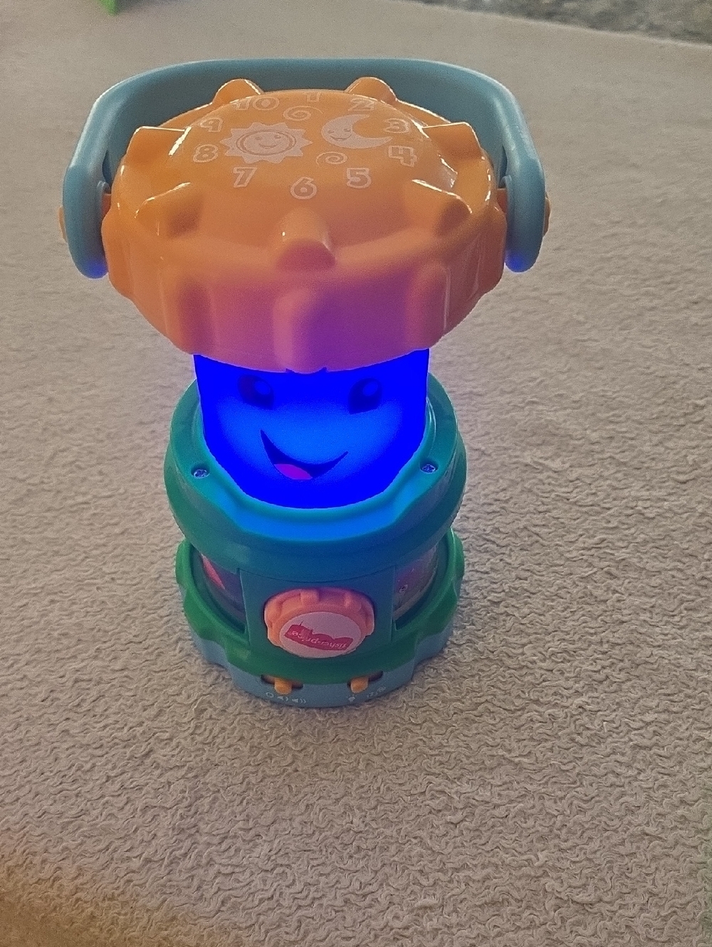 Fisher-Price Orange, Blue & Green Light-Up Stacking Lantern Toy